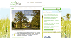 Desktop Screenshot of kennisinstituutbier.nl