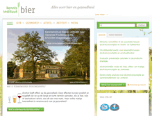 Tablet Screenshot of kennisinstituutbier.nl